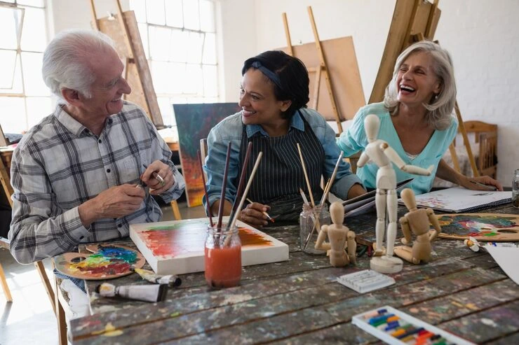 Arts and crafts community engagement features
